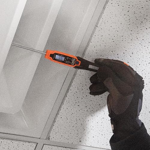 Miniatura 4 de Termómetro de bolsillo digital Klein Tools ET05, termómetro de lectura instantánea HVAC con pantalla retroiluminada, amplio rango de medición