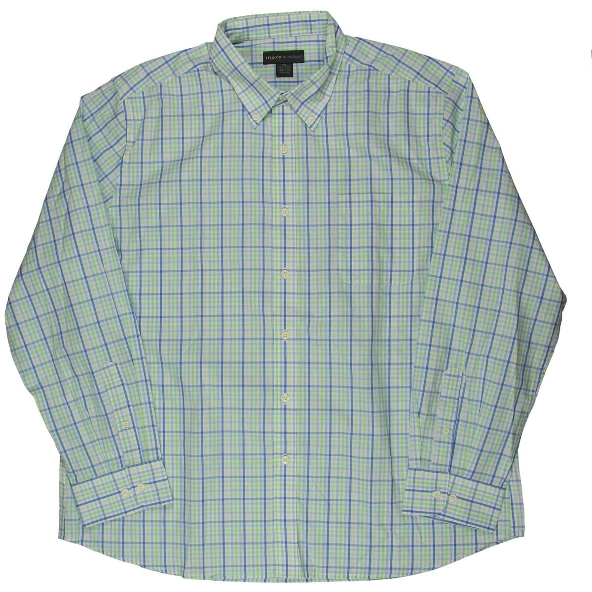 Tricot St. RaphaelMen's Small Check Long Sleeve Woven - Multi - Large
