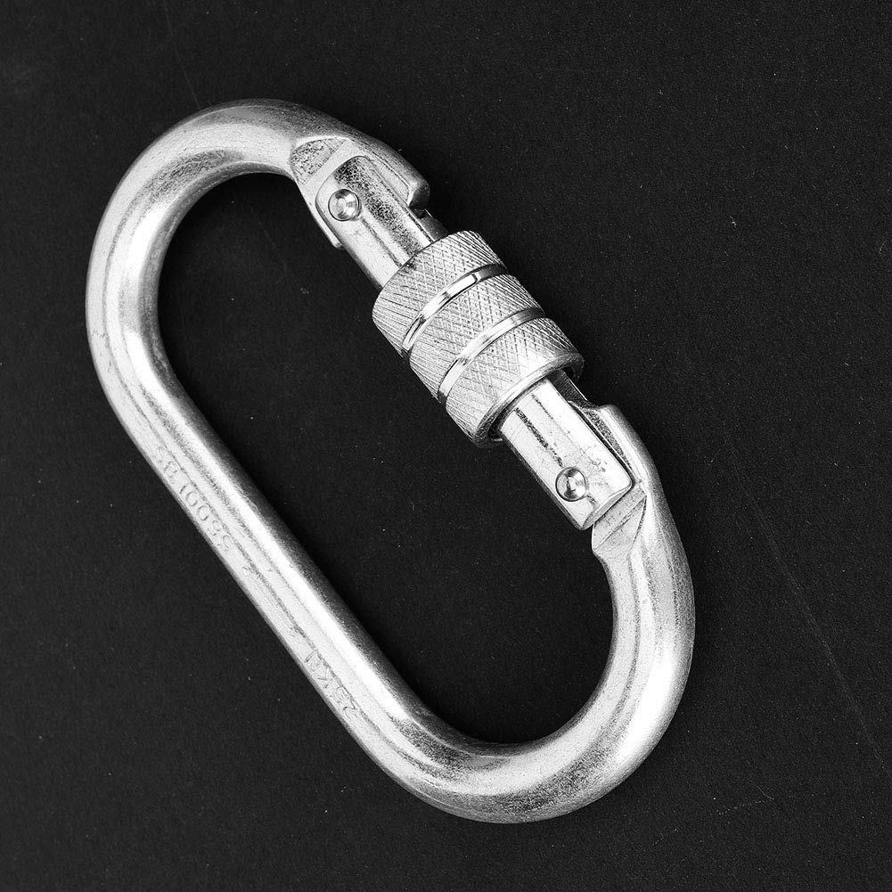 2 Pièces Mousqueton Inox, Mousqueton À Double Extrémité Clips, Mousqueton Laisse Chien, Double