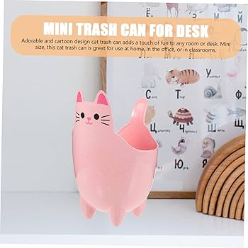 Kawaii Small Trash Can With Lid, Red Strawberry Waste Bin, Desktop Paper Garbage Basket, Plastic Storage Bucket For Bathrooms, Kitchens, Offices, Cars