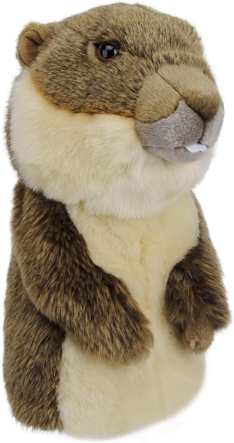 Golf Club Covers, Gopher/Sloth Golf Club Head Covers for Clubs, Novelty Realistic Headcover Animal Plush Golf Club Protector Gifts for Men/Women