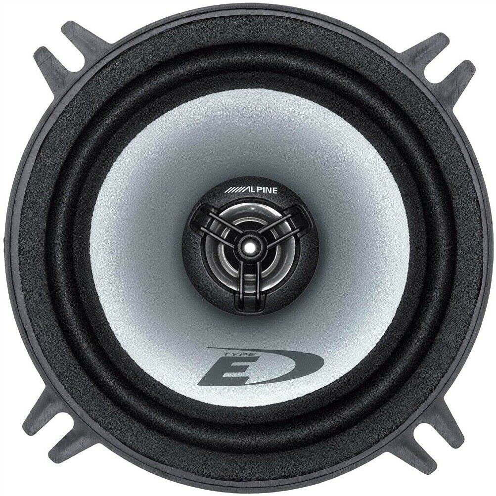 Kit Set para Alpine SXE-1325S 2 Altavoces coaxiales de 2 vías 13 cm 130 mm 5" de diámetro 35 vatios rms y 200 vatios máx 4 ohmios 92 db, par + Tornillos de instalación Gratis