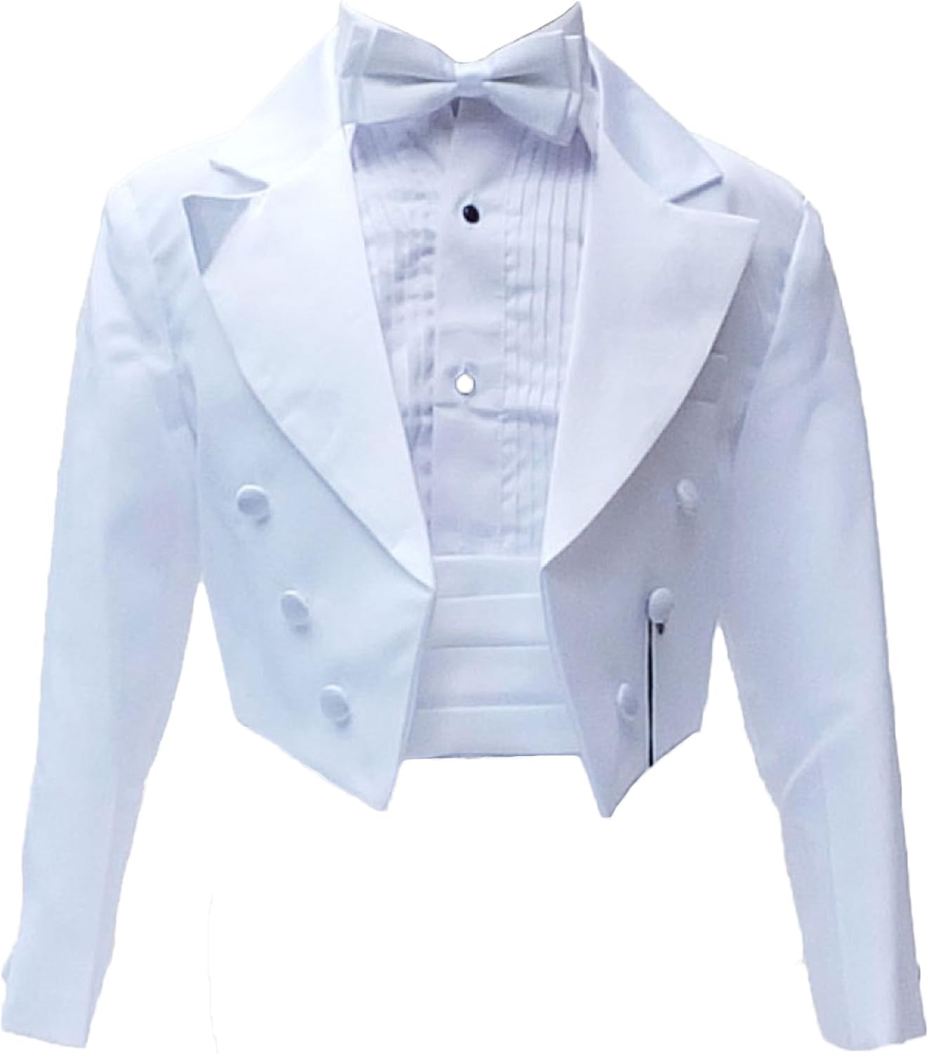 Beau Kid Baby and Boys 5 Piece Christening Communion Tuxedo Tail Suits