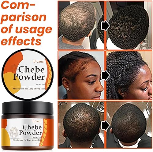 Miniatura 5 de Brzeaf Chad - Polvo natural de Chad (2.22 onzas), africano, súper hidratante, promueve el crecimiento del cabello, evita la rotura para todo tipo de