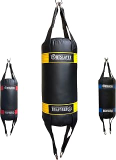 Outslayer 20 Pound Double End Heavy Bag (Black/Yellow) Price In India
