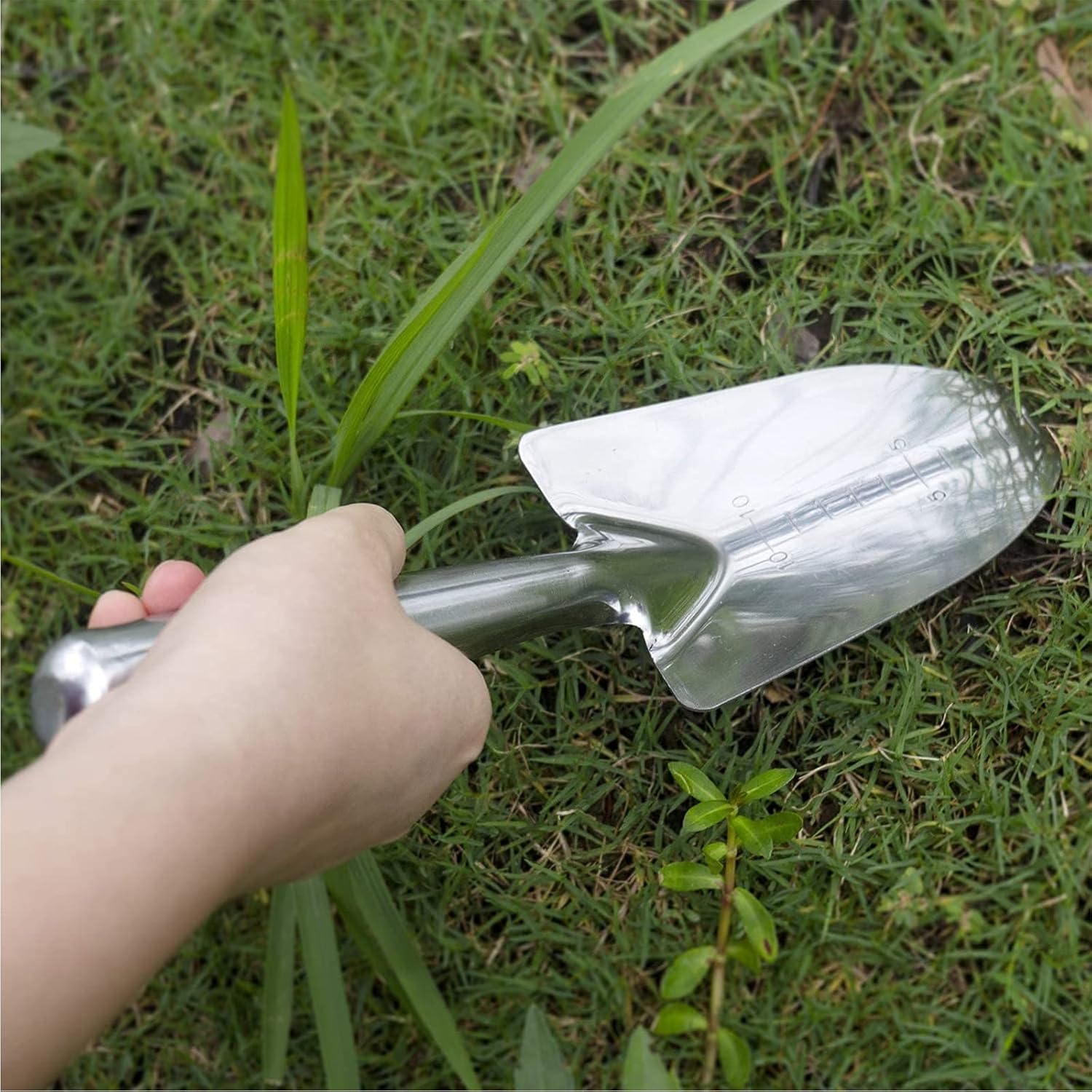 Garden Shovel Gardening Trowel,Stainless Steel Hand Shovel Garden Tool Suitable for transplanting, Planting and Other Gardening Work Soil Planting