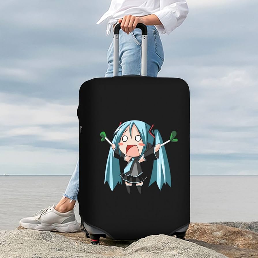 Amazon.co.jp: 初音ミク miku 美少女 萌え スーツケースカバー