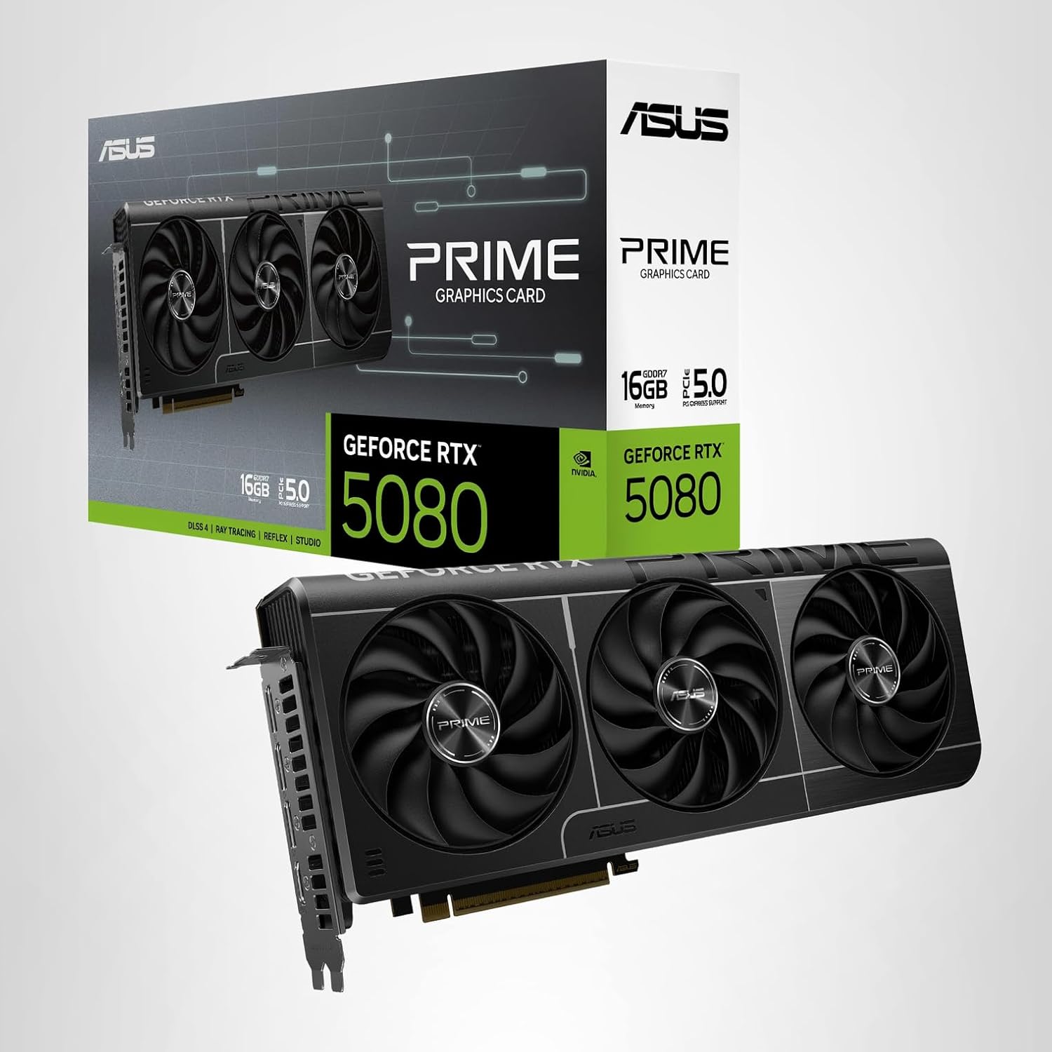 Tarjeta de Video ASUS Prime GeForce RTX 5080 16GB GDDR7