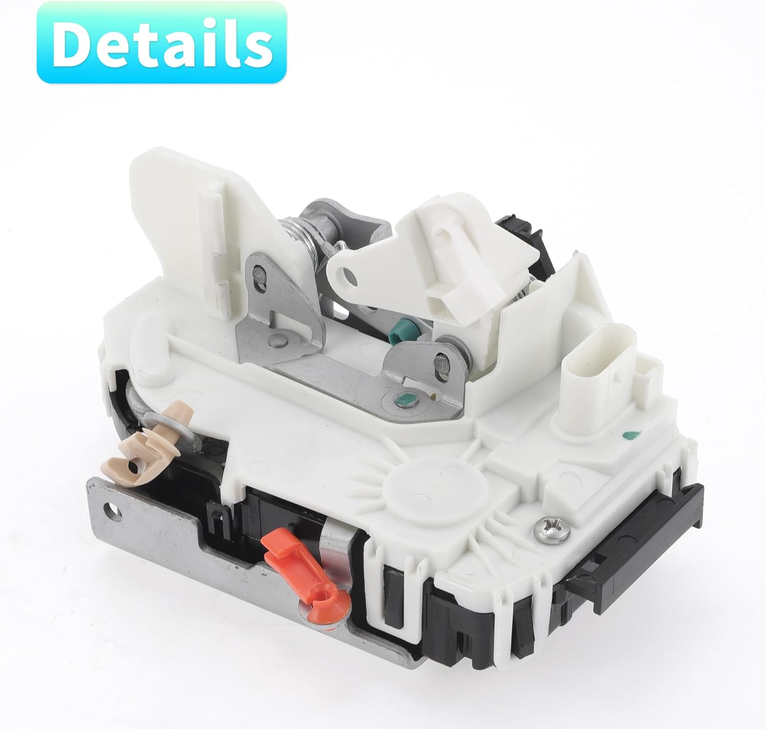 X AUTOHAUX Replacement Front Left Driver Side Power Door Lock Actuator Motor for Dodge Caliber 2007-2009 for Jeep Compass 2007-2010 Door Latch Actuator Assembly Replace No.4589045AA Black