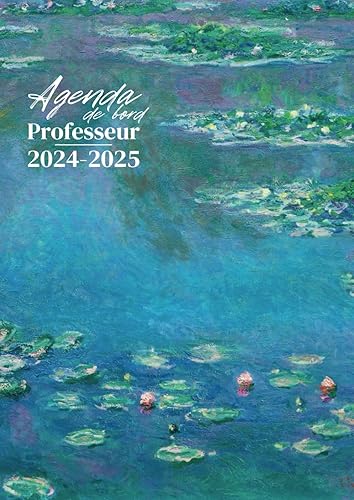 Agenda Professeur 2024-2025 : 1 semaine sur 2 pages | Format A4 | Carnet de Bord et Agenda Enseignant Complet | Semainier | Planification + Relevés de Notes + Conseils de classe