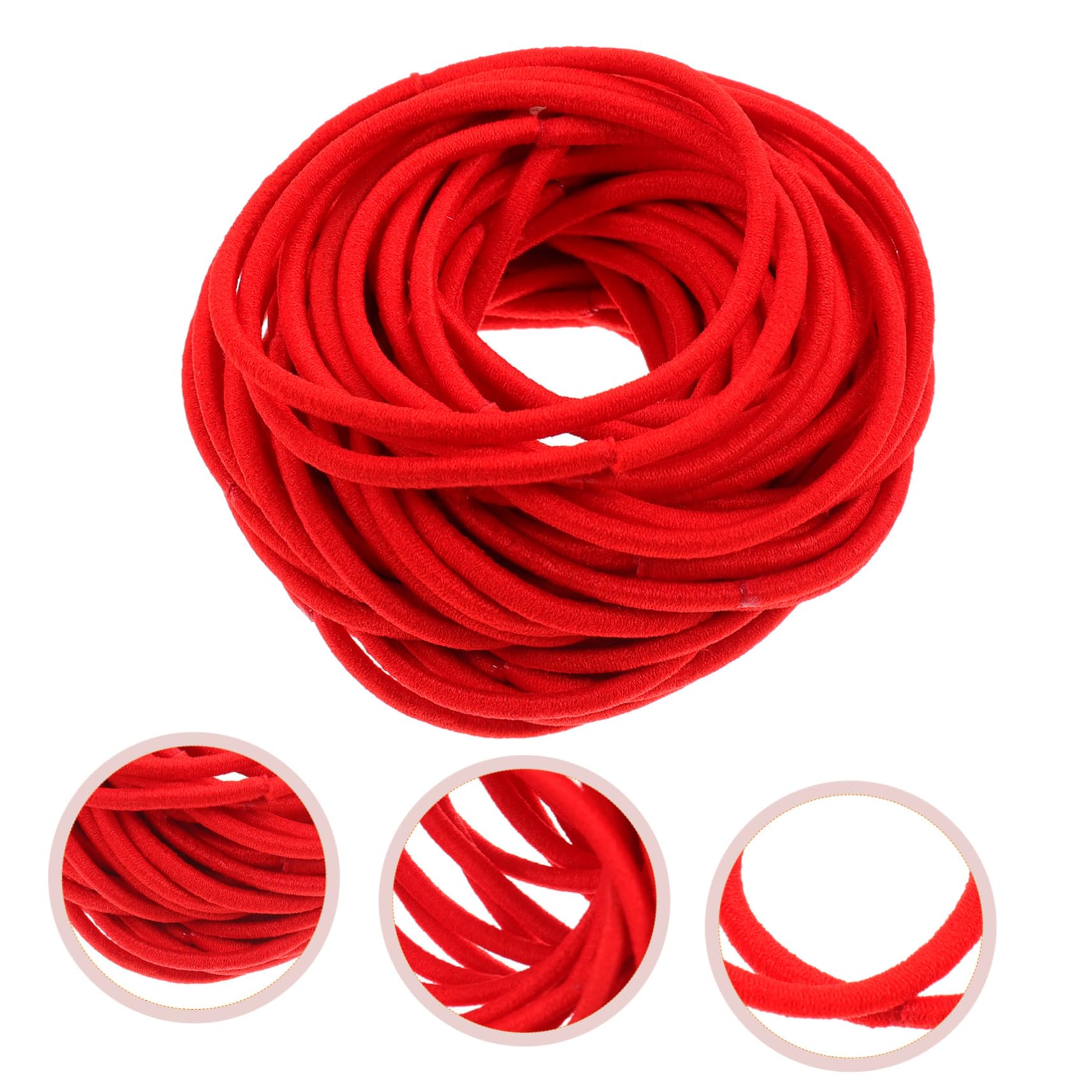 Healeved 500piezas Coletas Elásticas Coloridas Para Niñas Lazos De Pelo Ajustables y Resistentes Accesorios Para Fiestas y Uso Diario