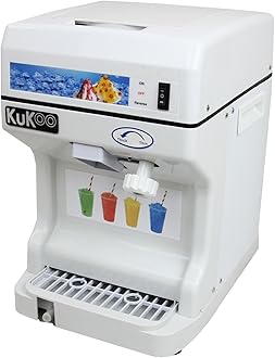 KuKoo Ice Shaver Snow Cone Frozen Ice Shaving Slushie Dessert Maker Commercial Catering Machine