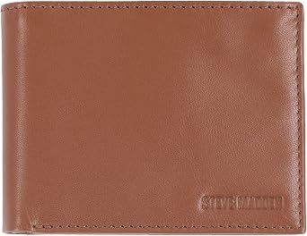 Amazon.com: Steve Madden Cartera de cuero RFID para hombre con capacidad  adicional y bolsillos abatibles, Coñac (Guante), talla única : Ropa,  Zapatos y Joyería