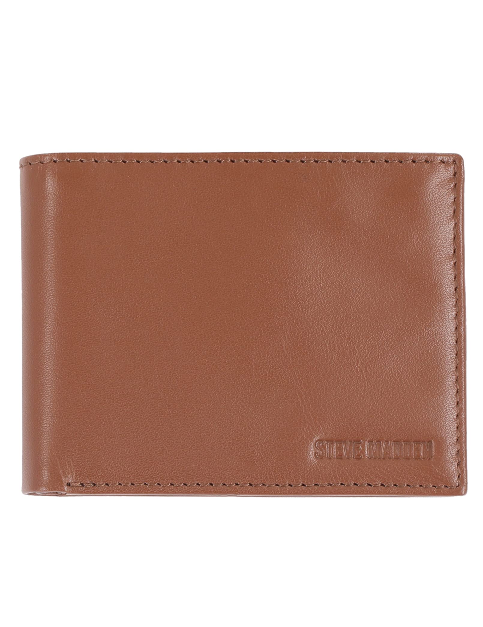 Men's Slim Leather Wallet with Extra Capacity Attached Flip Pockets