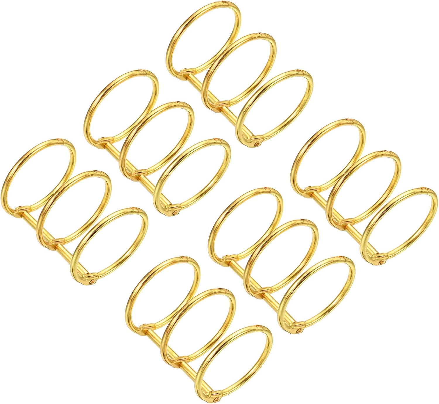 PATIKIL 1.18" Dia 3-Rings Book Rings