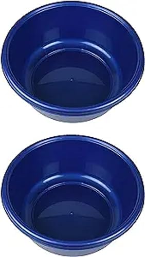 Miniatura 4 de YBM Home Lavabo redondo de plástico 1151, 13 pulgadas con capacidad para 3 galones (1, dorado)