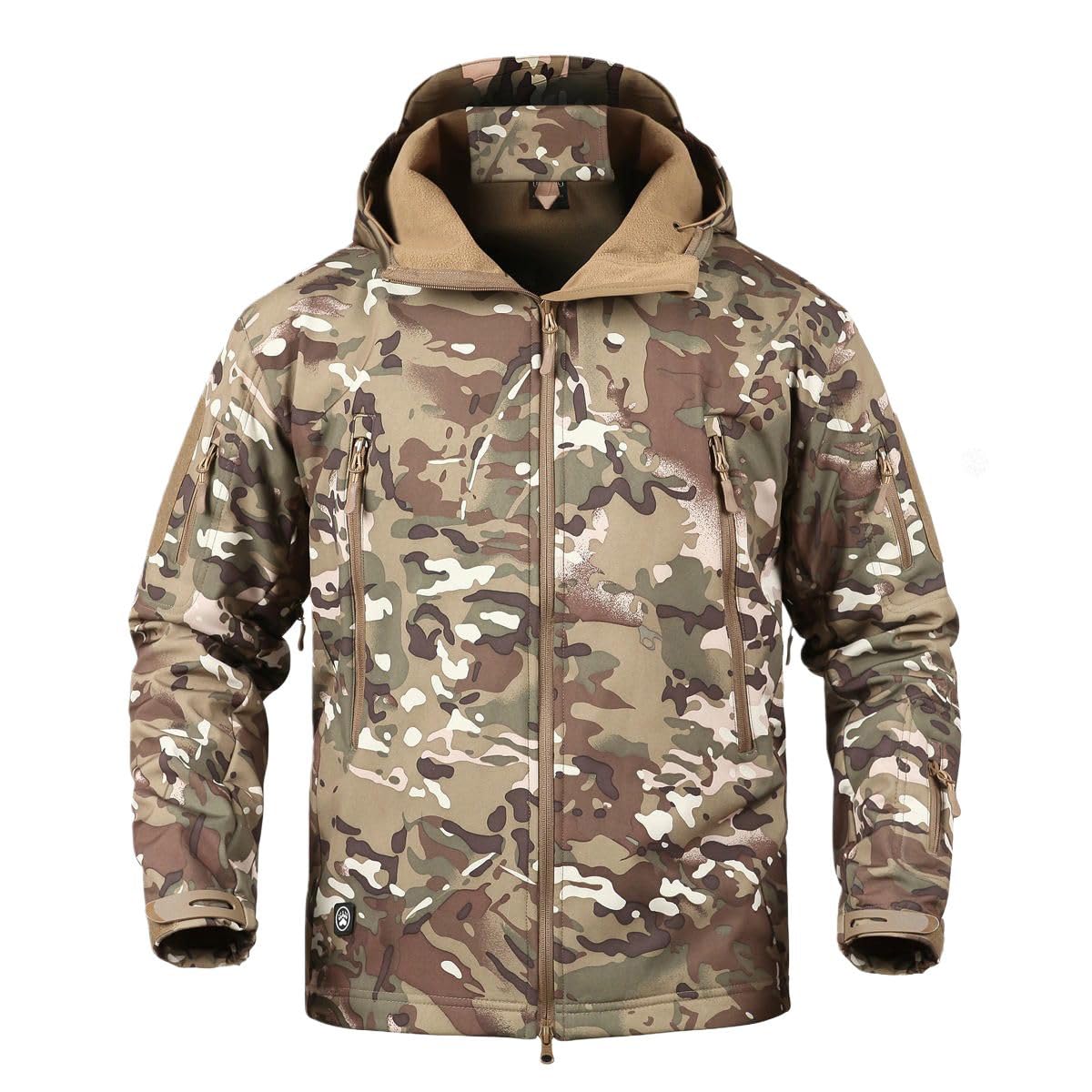 Męska outdoorowa taktyczna softshellowa wiatroszczelna ciepła kurtka turystyczna odzież wierzchnia w stylu wojskowym