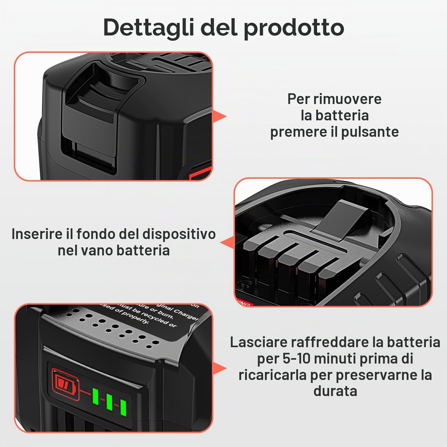 2X Batteria 18V 5.0Ah Compatibile per Bosch Casa e Giardino, Batteria 5000mAh per Gloria Compatibile con Bosch 18V PBA PSB PSR