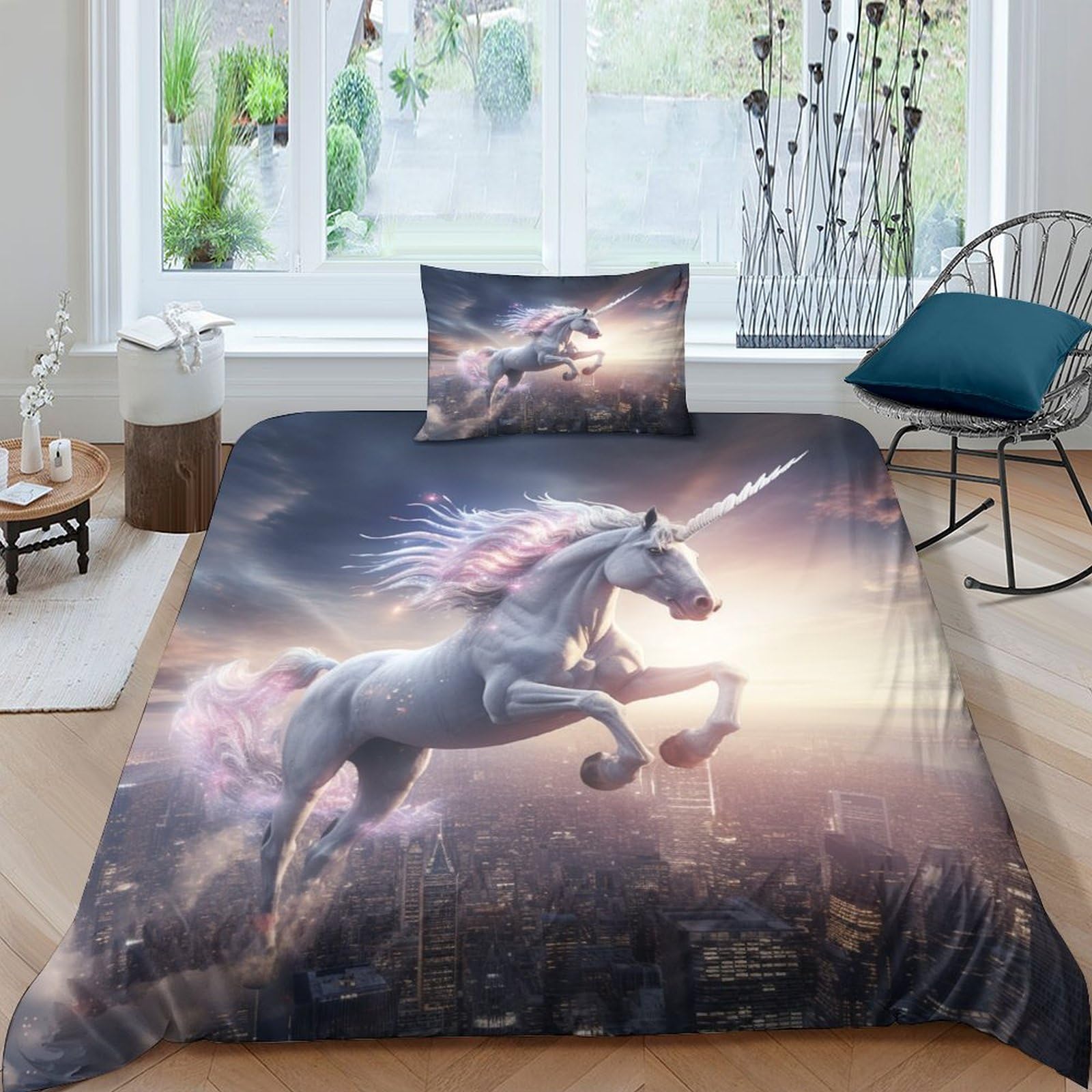 Housse de couette 3D animal sacré pour sublimer la décoration d'une chambre d'enfant