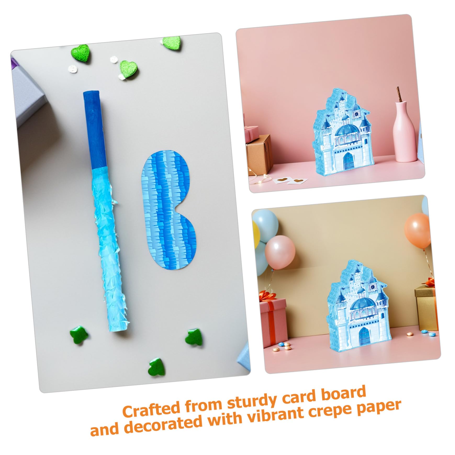 Schlosshochzeits Piñata 1 Satz Papier Partyspielzeug für Kinder