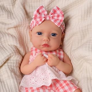 BABESIDE Silicone Baby Doll, 12 Inch Reborn Baby Dolls Girl