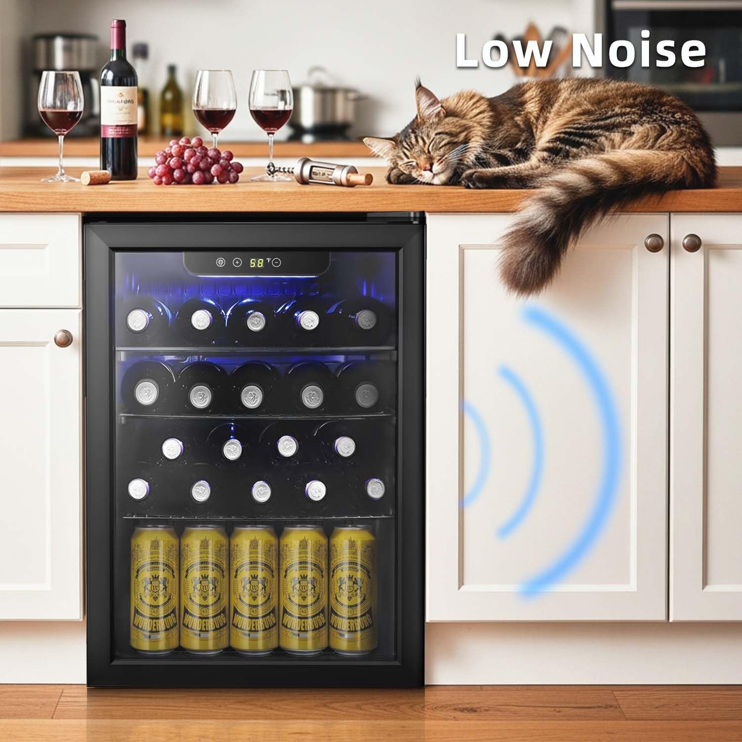 Amazon.co.jp: 南極星 16 ボトル ワインクーラー 飲料 冷蔵庫 小型