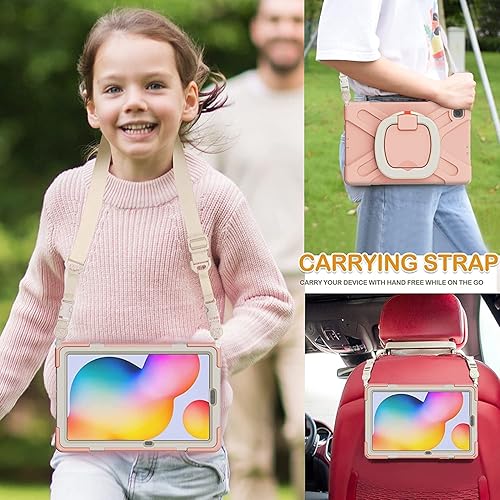 Miniatura 340 de Funda resistente para Galaxy Tab S10 Ultra 2024/S9 Ultra 2023/S8 Ultra 2022, funda híbrida resistente con soporte para bolígrafo S, funda a prueba