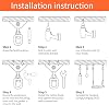 Morzejar Heavy Duty Swing Hangers 360°Rotate Heavy Duty Hooks for Hanging 304 Stainless Steel Swivel Hammock Hooks Swing Hook for Ceiling Wooden Porch, Gym Yoga Suspension kit With 400 kg Capacity