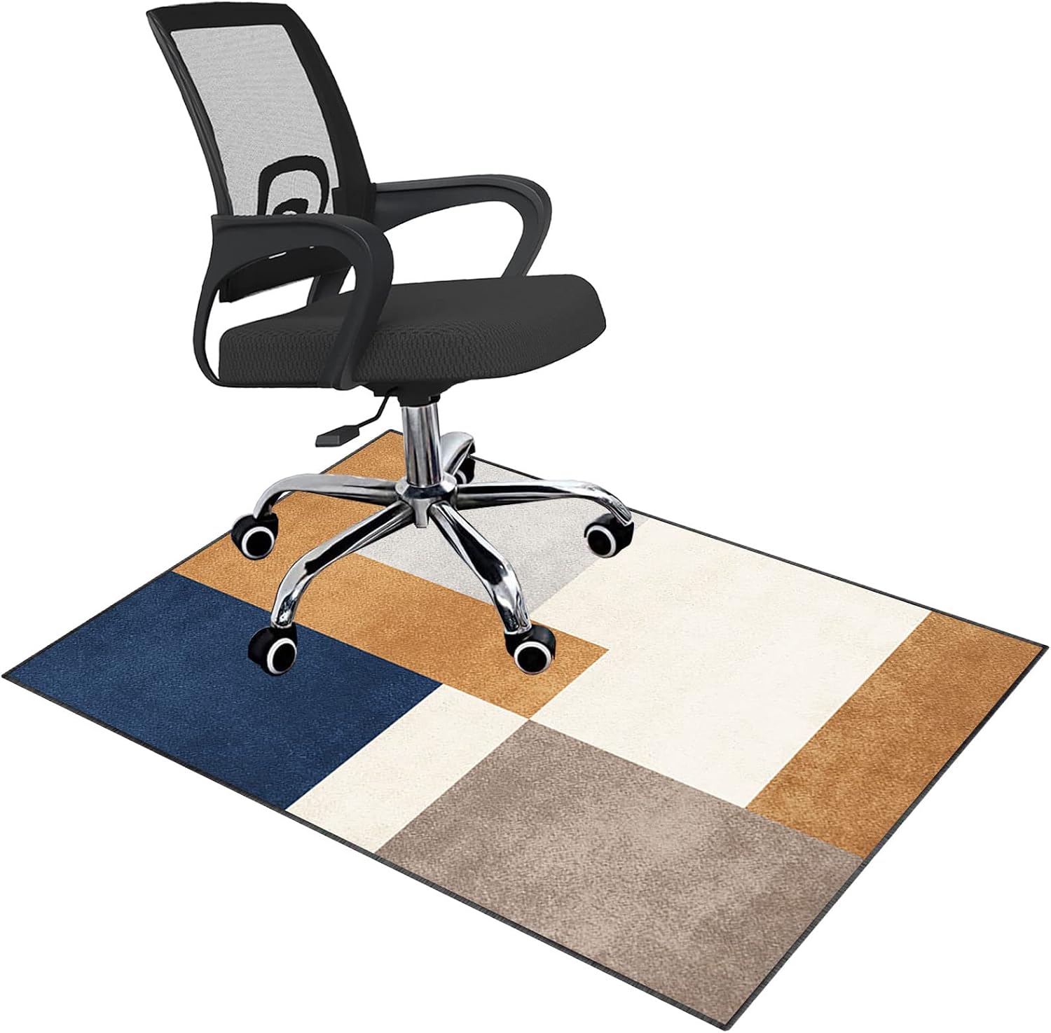 Premium Non Slip Office Chair Mat 120 × 160 cm for Hardwood Floors Multi Purpose Gaming Chair Mat and Carpet Protector Desk Chair Mat for Home and Office (B 9 140 × 160 cm)