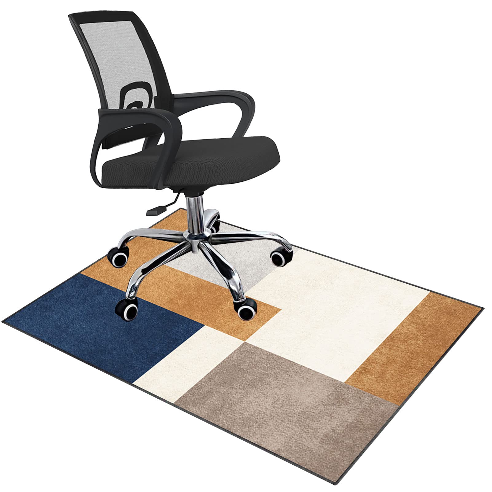 EYZO Office Chair Mat For Hardwood Floor | Gaming Chair Mats 140 ร 180 cm | Hard Floor Multi-Purpose Carpet Protector Mat | Non-slip Desk Chair Mat For Wooden Floors | Computer Chair Rug For Home