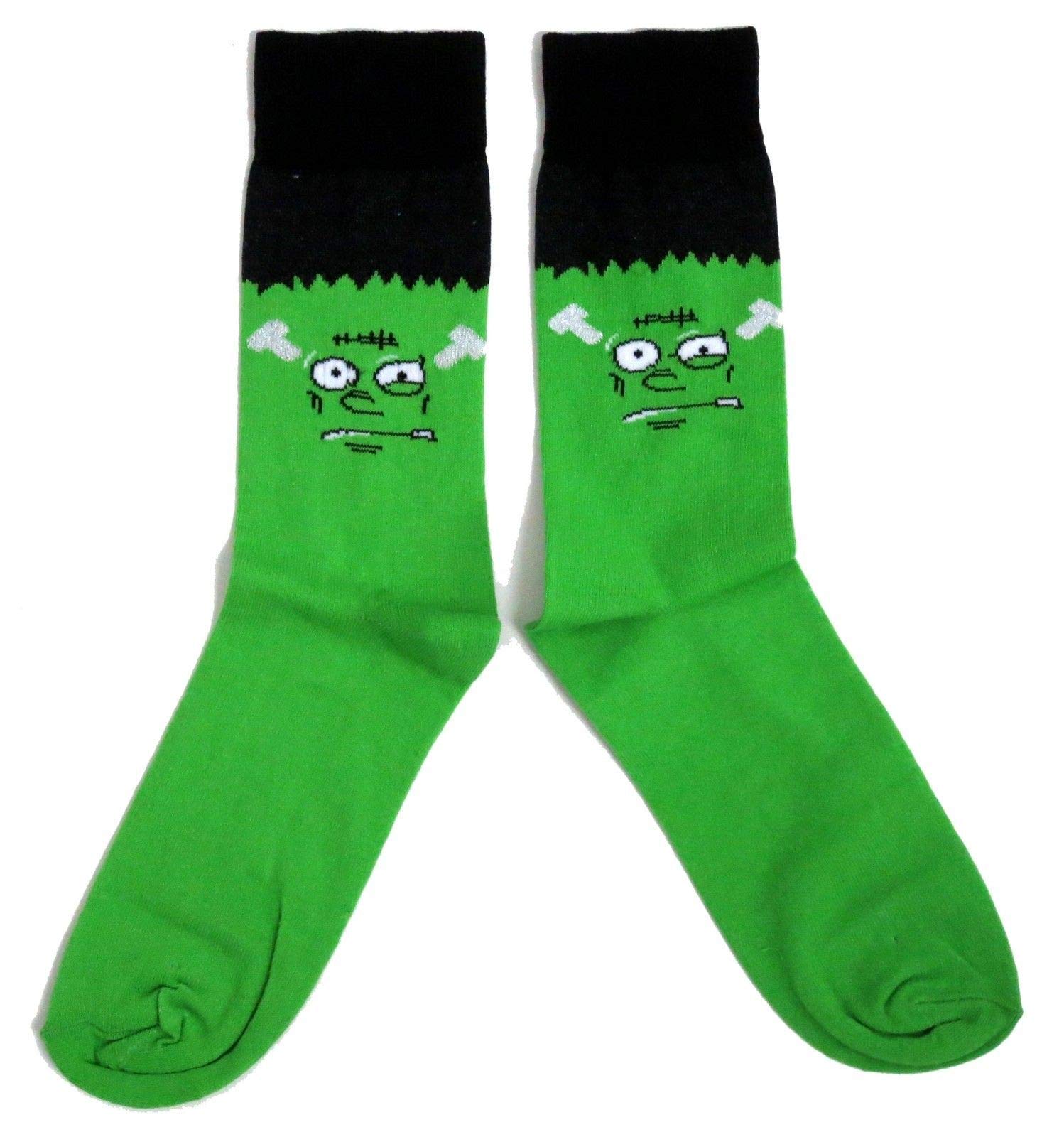 Sock Shack Men's Multicoloured Frankenstein Monster Horror Fan Socks Uk 6-11 / Eur 39-45 / Usa 7-12