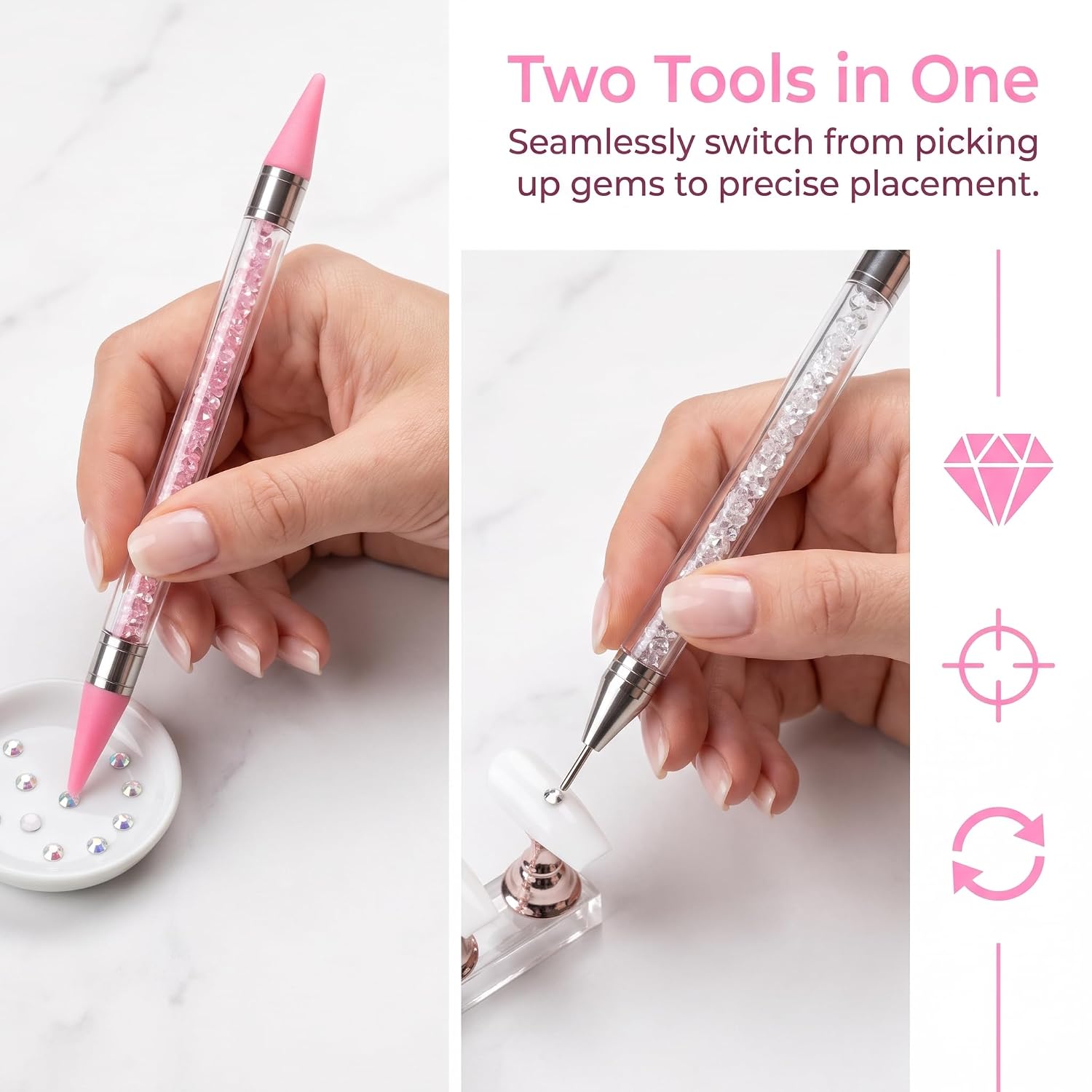 Rhinestone Picker Tool, 2Pcs Bedazzling Pen