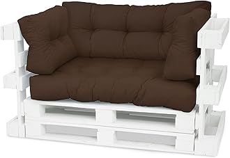 Spatium pallet cushions, Cushions for pallets, pallet pad, Euro pallet furniture (Decorative Cushion 30x30, Brown)