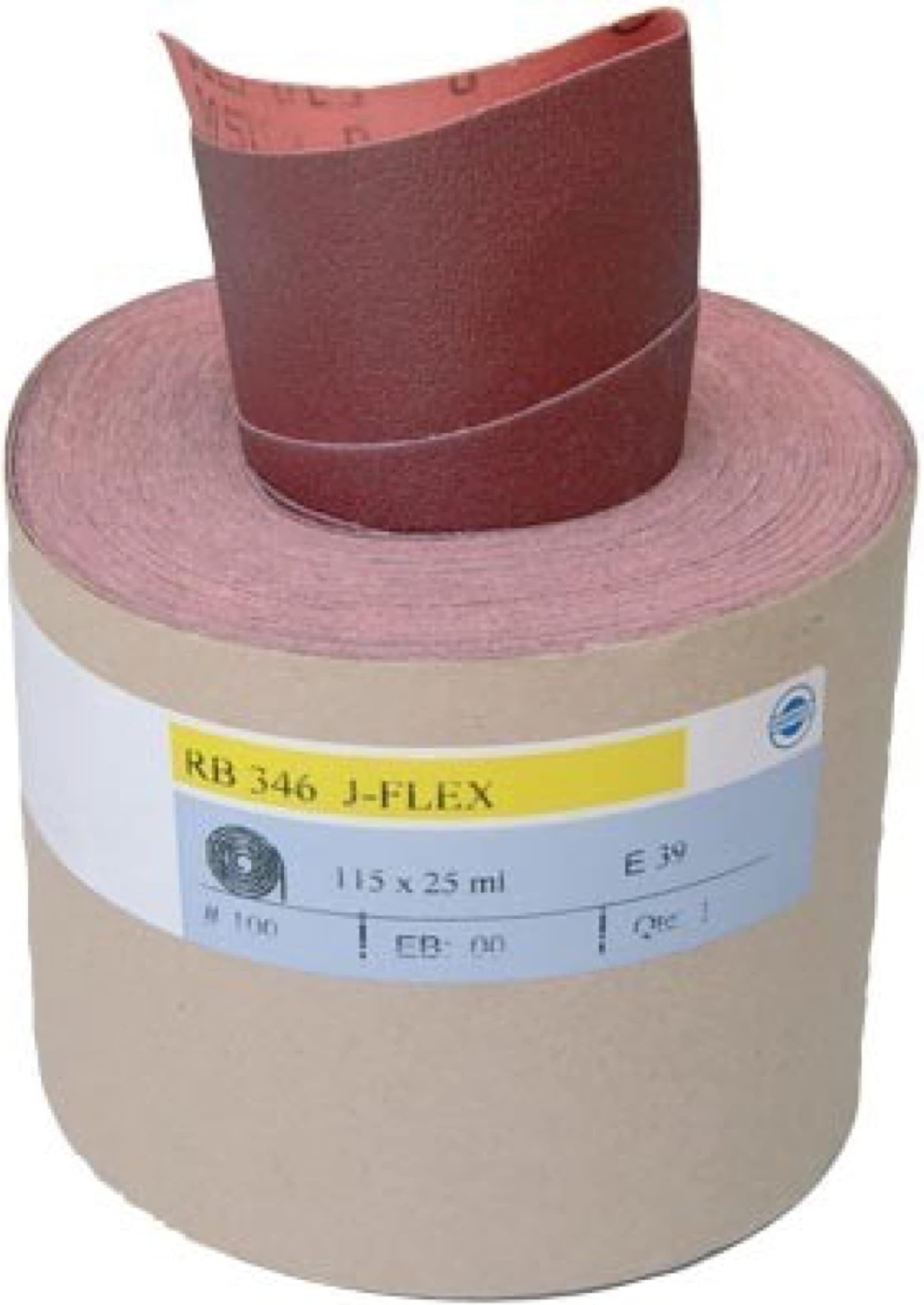 Hermes PLA30247 Rb 346 J-Flex Abrasive Cloth Roll 150 Grit 115 x 25 m-6152873