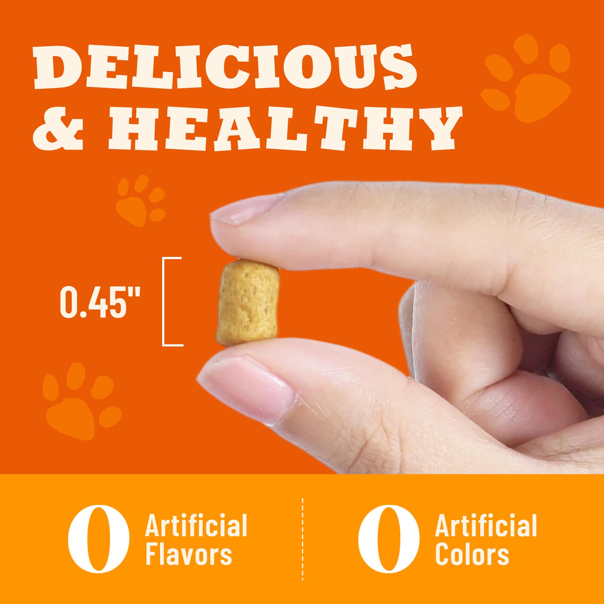 13.05oz Dental Treats for Cats & Small Dogs - Healthy Cat Teeth Cleaning Treats for Freshens Breath and Controls Tartar - Crunchy Dental Chews for Puppy Training Snacks - image 6