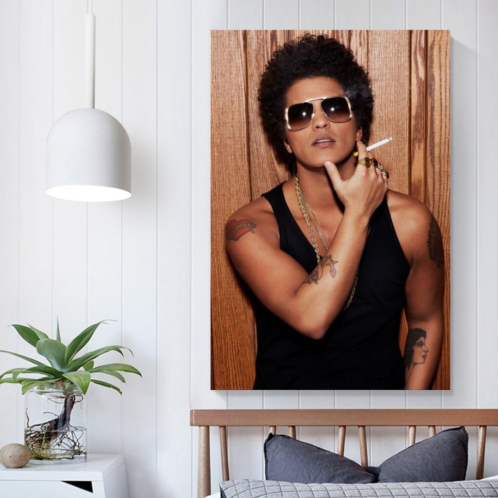 ASDGHIAWEUWQ Bruno Mars poster moderne, retro kunst