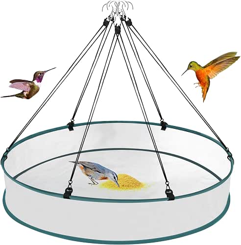 24 Inch Large Bird Seed Catcher Tray for Hanging Bird