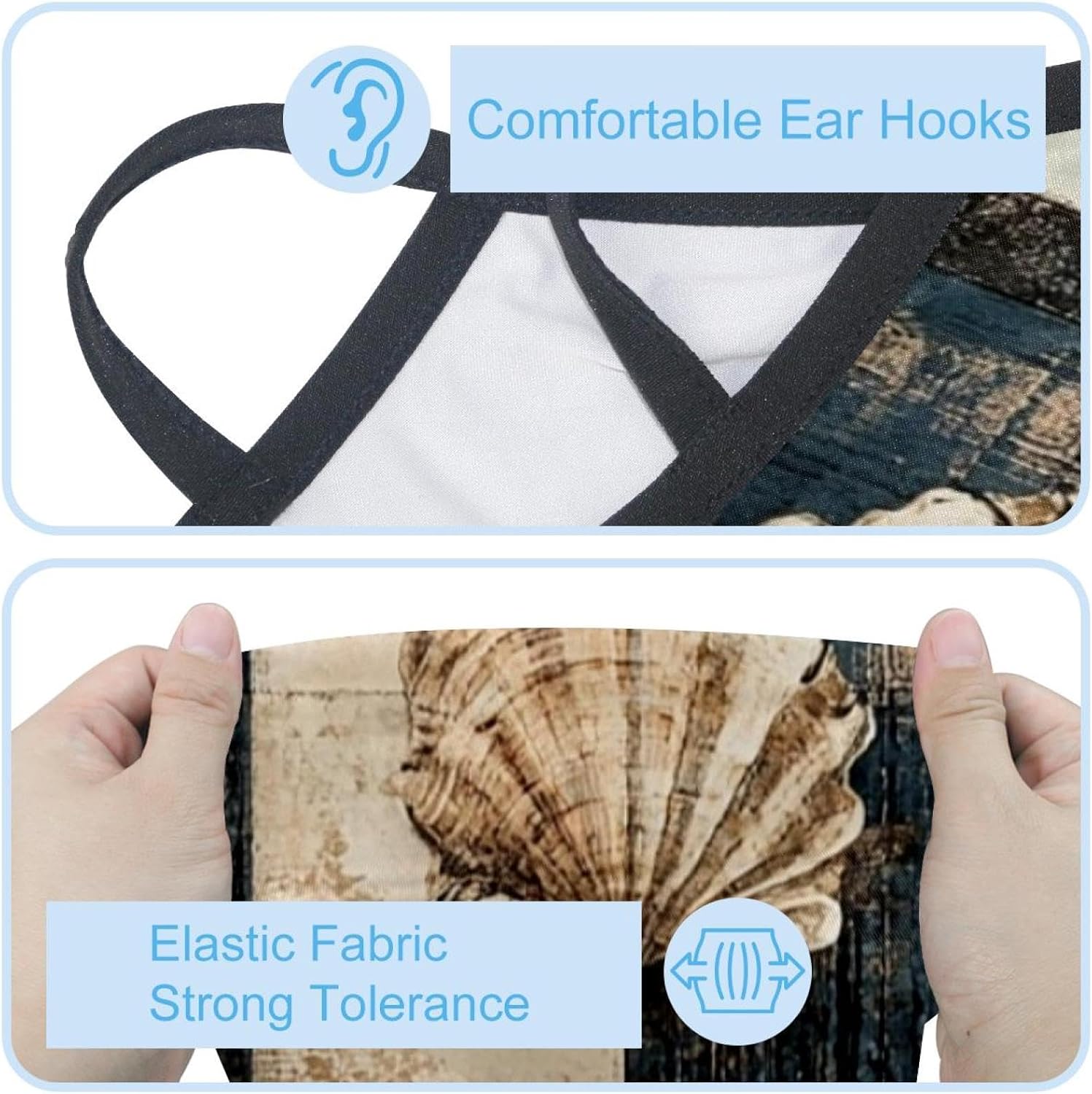 4 Pieces_Hand drawn pineapple (3) UV Protector Scarf, Summer Cooling Neck Gaiter for Men/Women