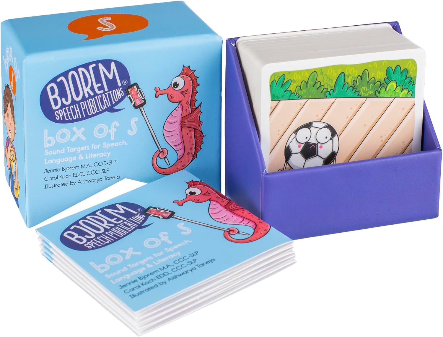 Bjorem Speech® Box of S and Z Sounds Bundle - Speech Therapy and Phonemic Awareness Tool for Kids Learning S and Z Sounds