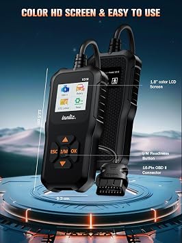 OBD2 Scanner Code Reade Diagnostic: OBD Reader Car Scanner Tool - Vehicle Faults Engine Fault Code Reader Scanner - Auto Motive Diagnostic Tool for All OBDII Vehicles from BMW Ford VW Audi
