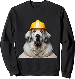 Kuvasz - Casco para perro, color amarillo Sudadera
