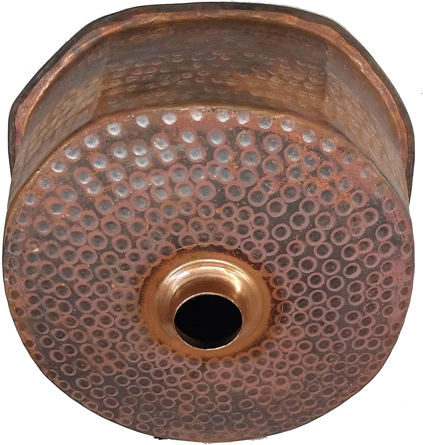 Industrial Rustic Vessel Octagonal Copper Bathroom Toilet Washbasin