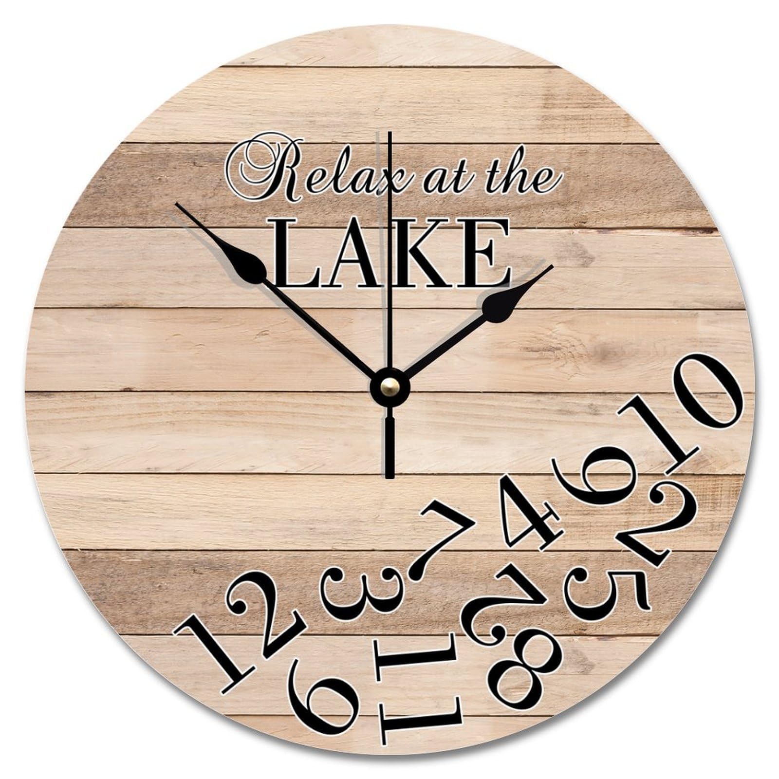 Horloge murale de 30,5 cm idéale pour décorer une cuisine