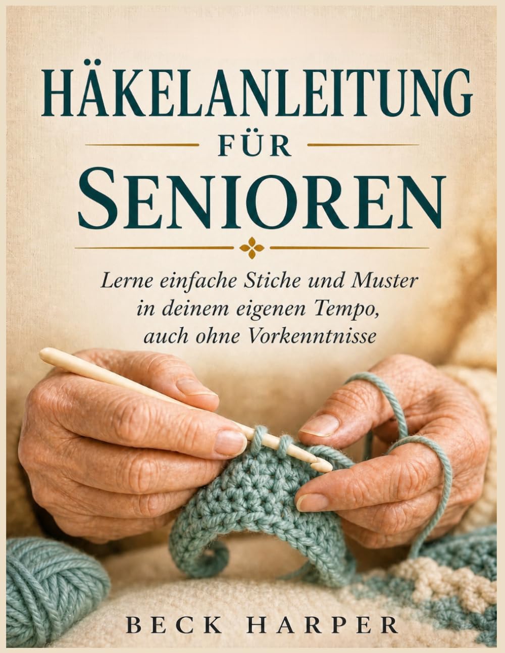 Häkelanleitung Für Senioren: Lerne einfache Stiche und Muster in deinem eigenen Tempo, auch ohne Vorkenntnisse