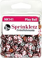 Vista 3 de Buttons Galore Sprinkletz - Piezas de arcilla polimérica para bricolaje, adornos de manualidades, 1.500 onzas, primavera y verano (pelota de juego)