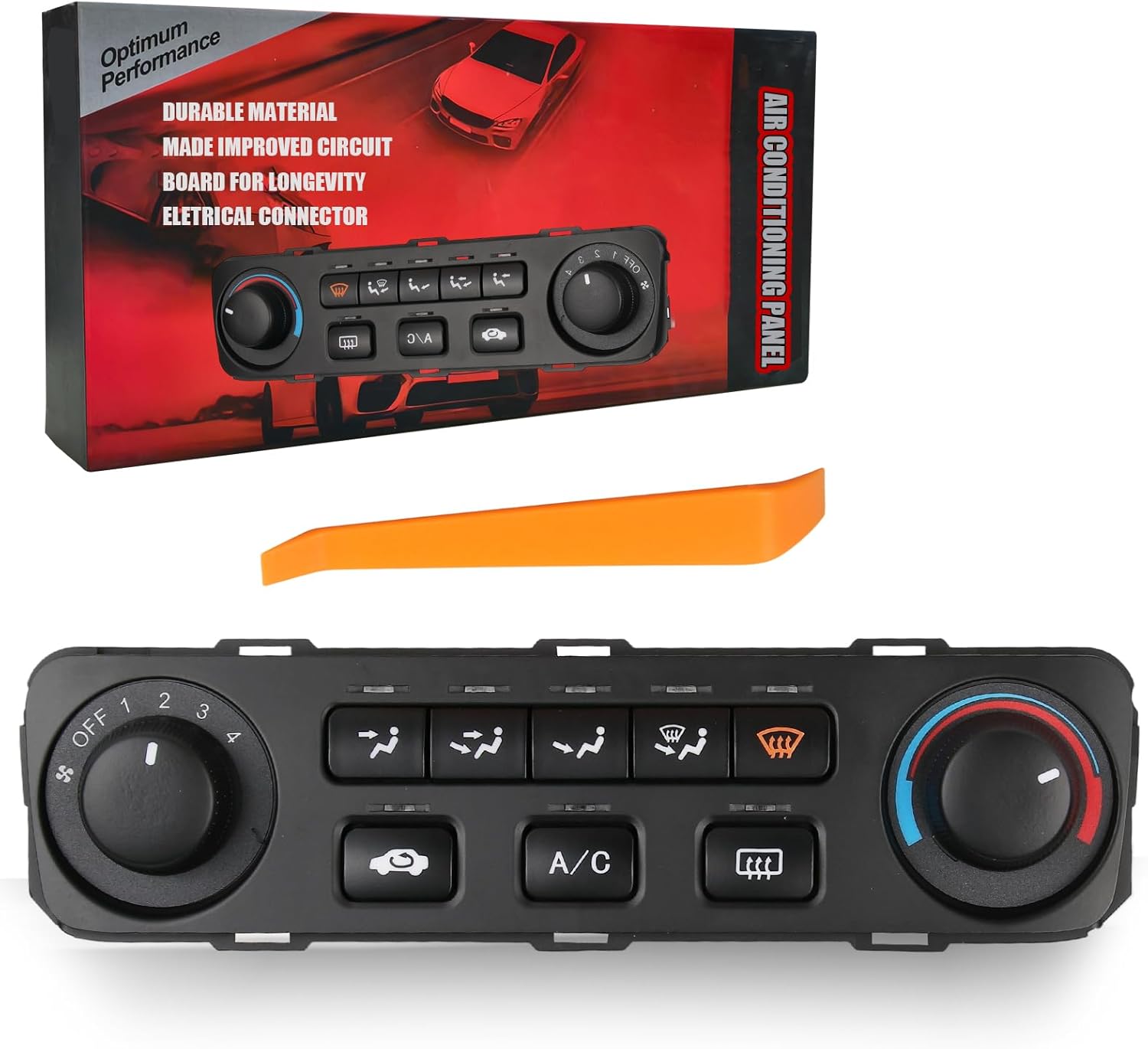 79600-S84-A21ZA Heater Climate Control Switch Module Panel Compatible with 2001 2002 Honda Accord A/C Climate Temp Unit 79600S84A21ZA