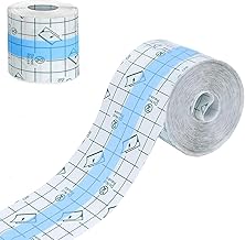 ARTIBETTER Transparent Stretch Adhesive Bandage | Waterproof Clear Film Dressing Tape | Flexible Second-Skin Protective Wrap for Daily Use | Cut-to-Size Adhesive Tape Roll (1 Pc) (5cmx5m)