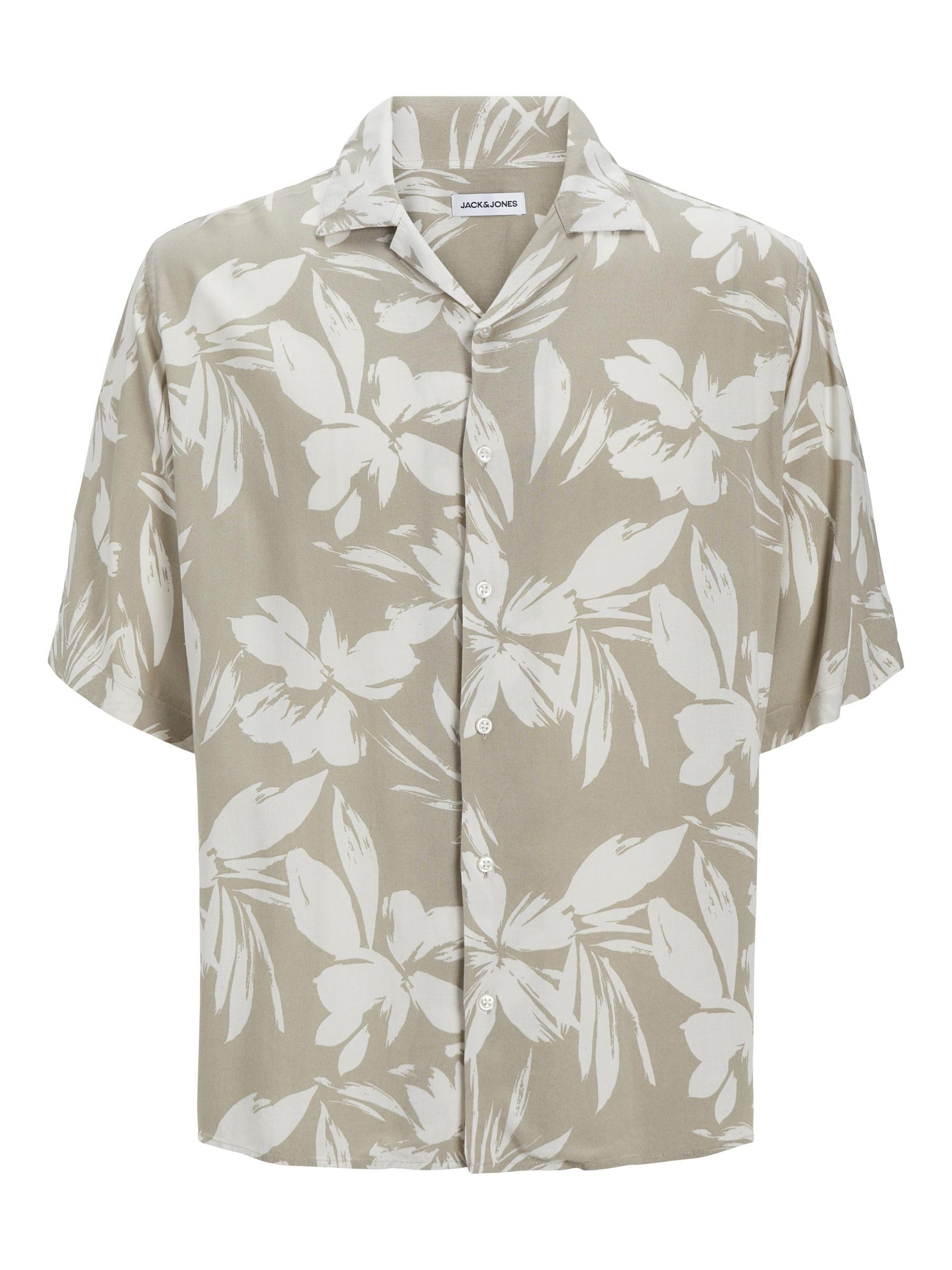 JACK & JONES Male Shirt Loose Cut Shirt, Crockery, M