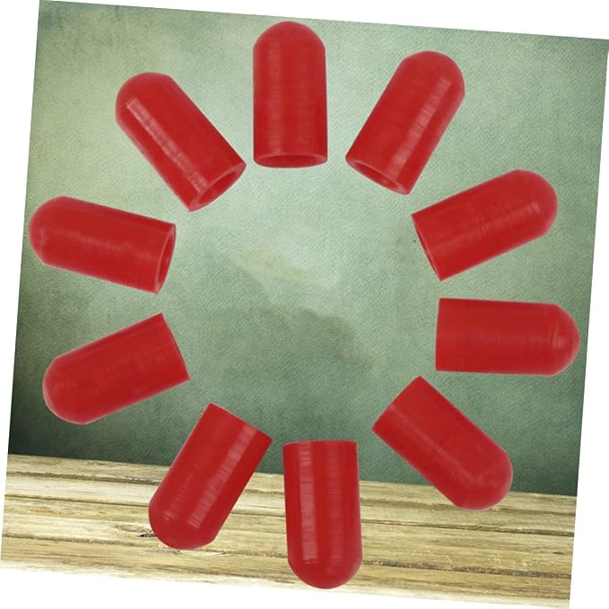 10 Piezas Puntas Silicona Silenciosas para Baquetas miniatura 3