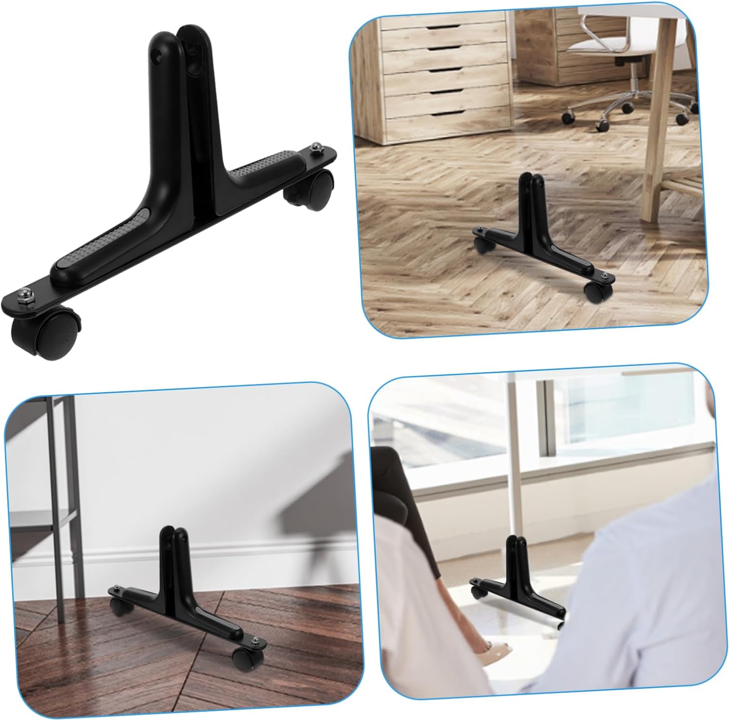 Office Mobile Screen Feet Garden Border Edging Metal Screen Base Divider Fence Base Partition Holders